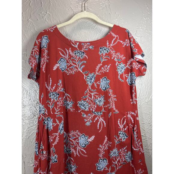 J. Jill Wearever Relaxed Two-Pocket T-Shirt Dress Tunic Shift Womens Size Small - Picture 3 of 6